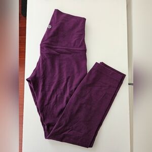 NWOT Lululemon Align Crop 23", Dramatic Magenta, Size 4